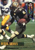 Saints RB Derek Brown